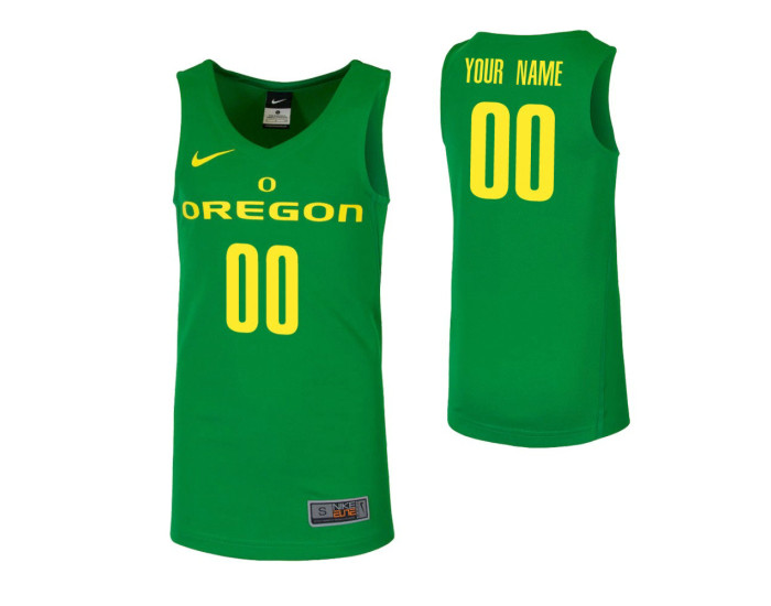 Replica Oregon Ducks Custom College Basketball Jersey Green