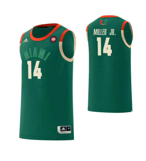 Youth Miami Hurricanes 14 Rodney Miller Jr. Harlem Renaissance Replica College Basketball