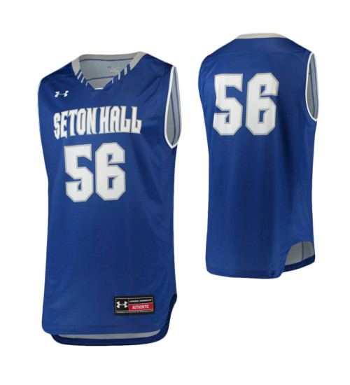 Youth Seton Hall Pirates 56 Performance Basketball Replica College Basketball Jersey Royal